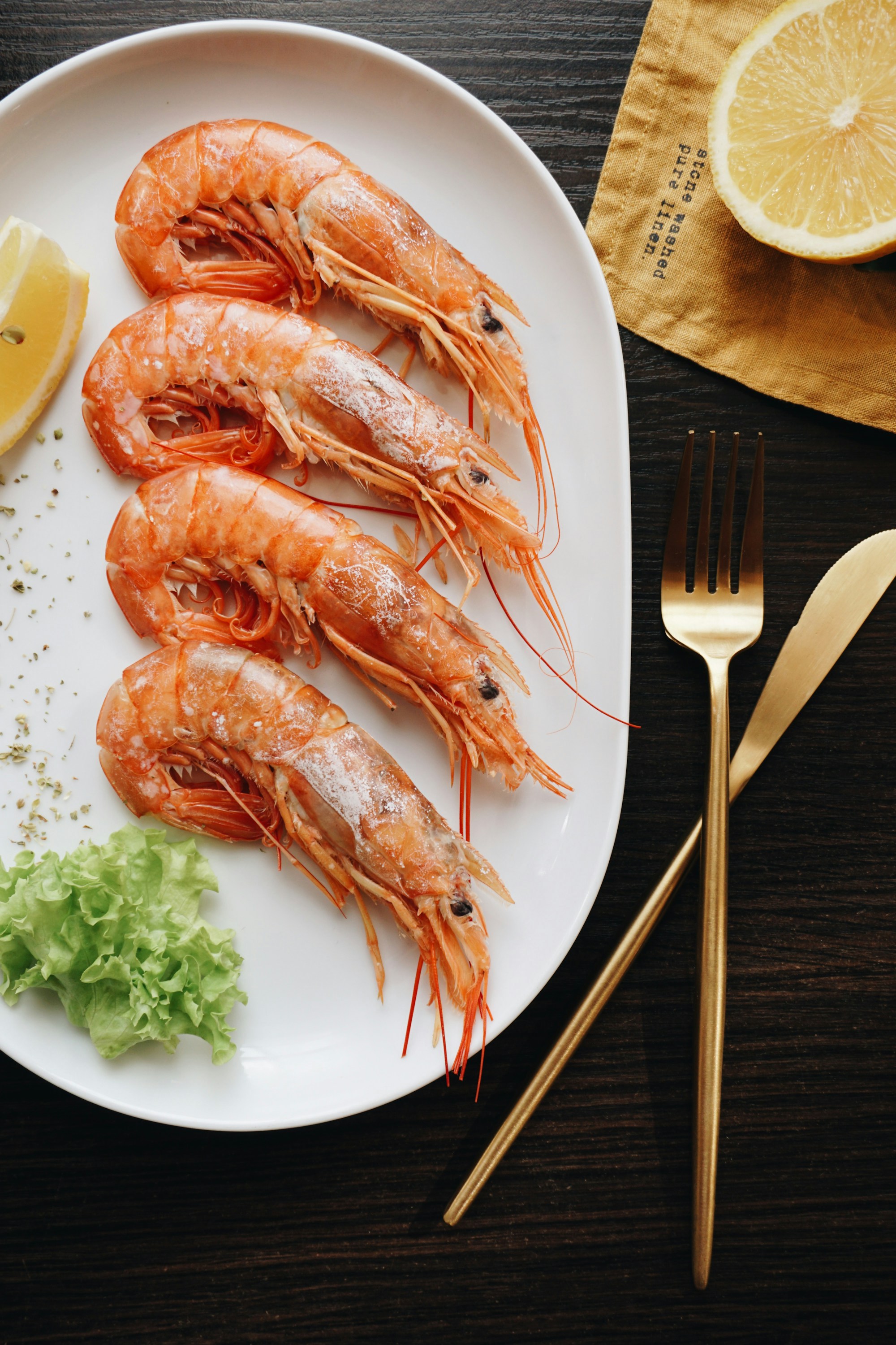 Selected shrimp
